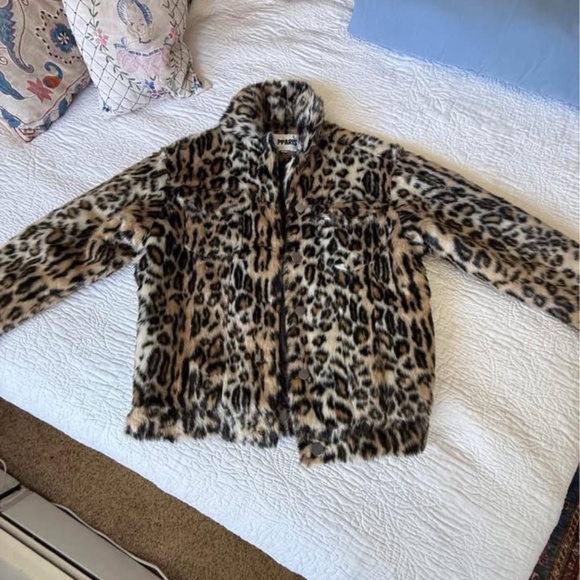 Apparis Jackets & Blazers - Apparis Leopard Faux Fur Jacket